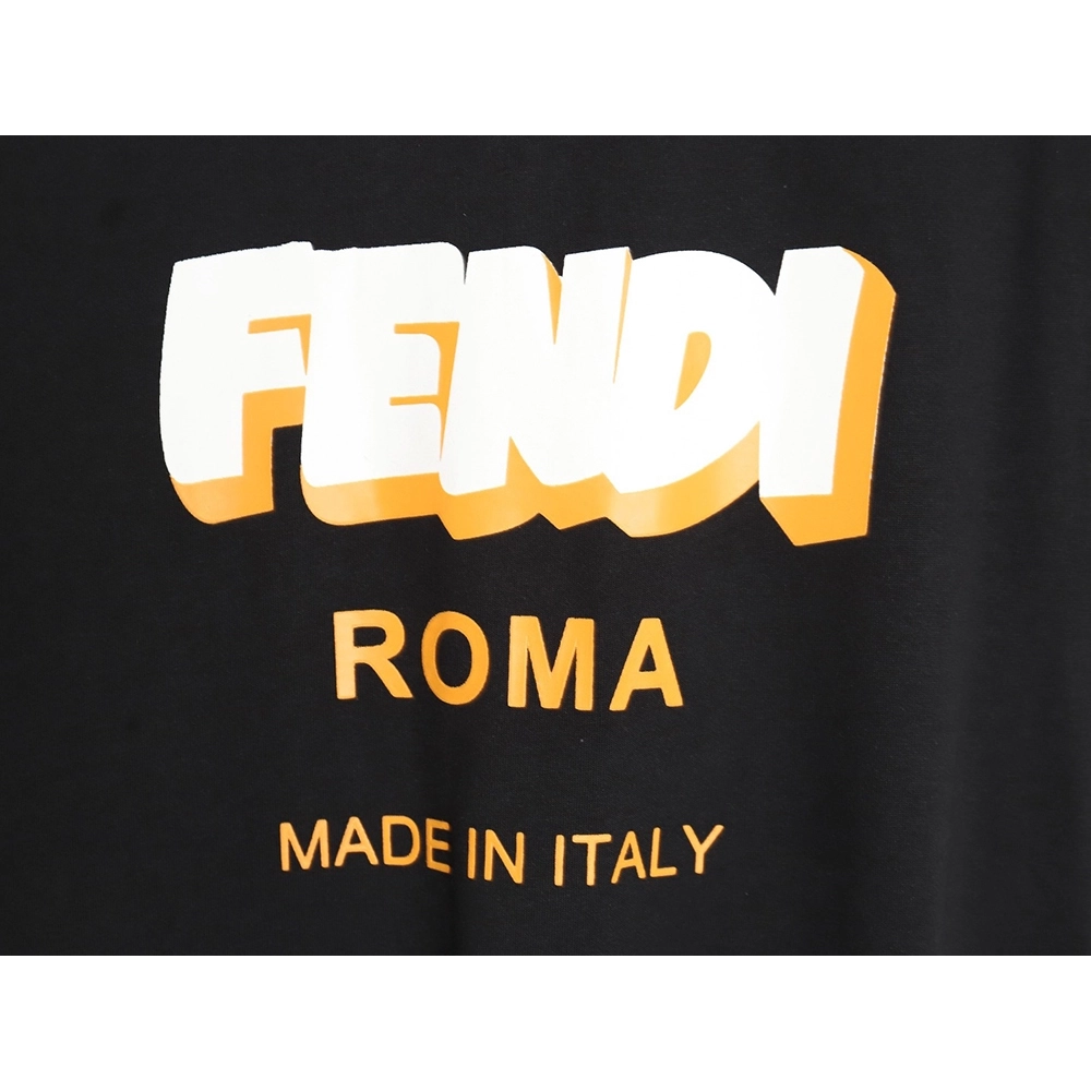 Fendi 3D logo print T-shirt TSK1,All order with free shipping Fendi