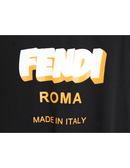 Fendi 3D logo print T-shirt TSK1,All order with free shipping Fendi
