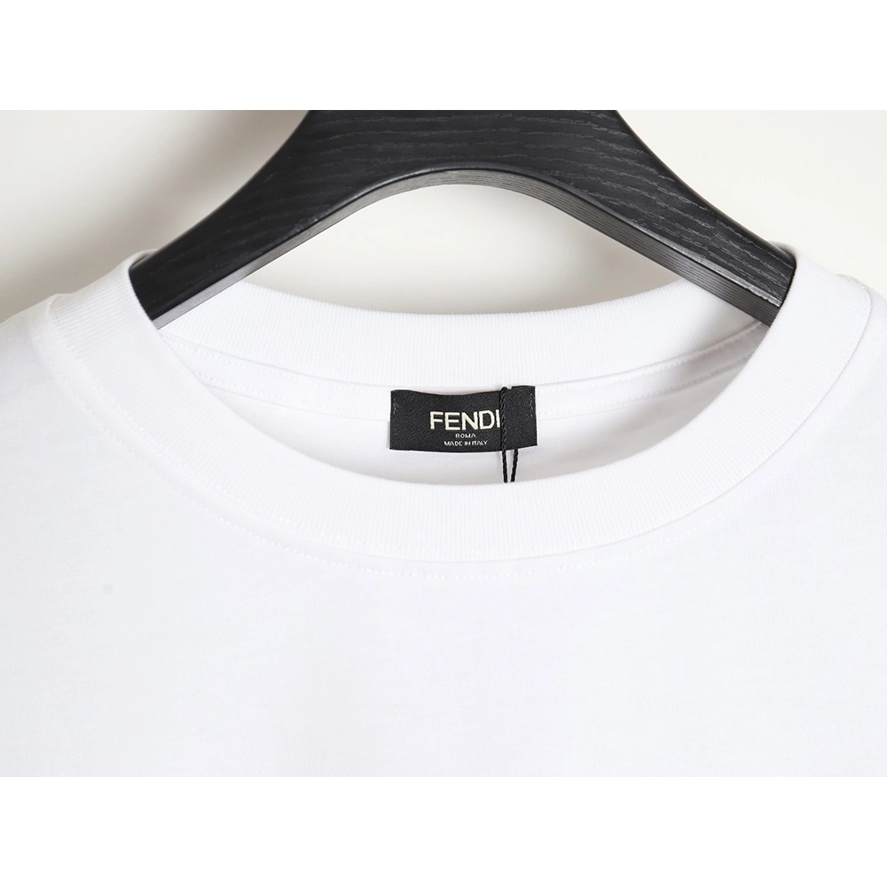 Fendi 3D logo print T-shirt,All order with free shipping Fendi