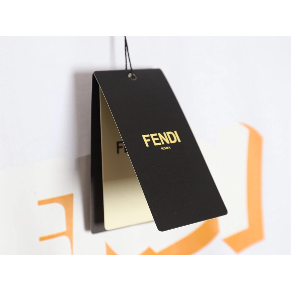 Fendi 3D logo print T-shirt,All order with free shipping Fendi