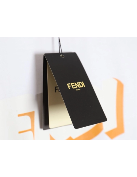 Fendi 3D logo print T-shirt,All order with free shipping Fendi