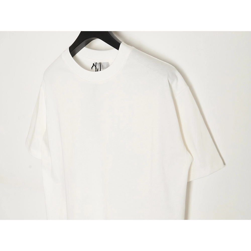 Dior 24SS logo pattern embroidered flocked letter T-shirt,All order with free shipping Dior