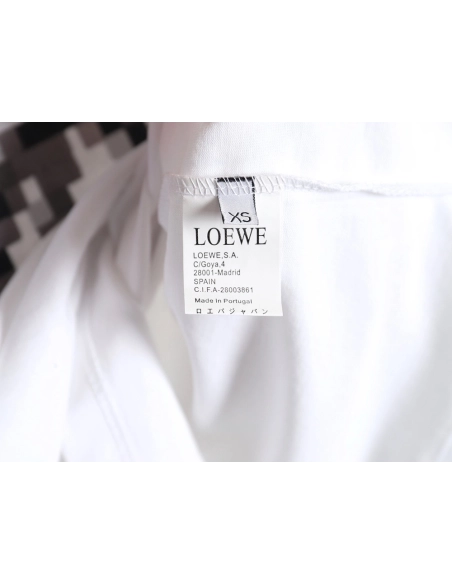 Loewe 24SS mosaic short-sleeved T-shirt,All order with free shipping Loewe