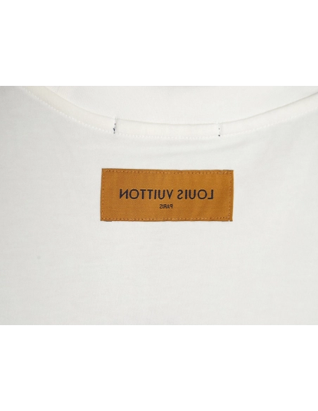 Reps Louis Vuitton 24SS streamer bird print short-sleeved T-shirt,All order with free shipping Reps Louis Vuitton