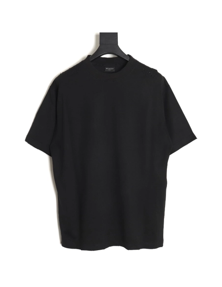 Balenciaga 24SS new Sanskrit back destruction short-sleeved T-shirt,All order with free shipping Balenciaga