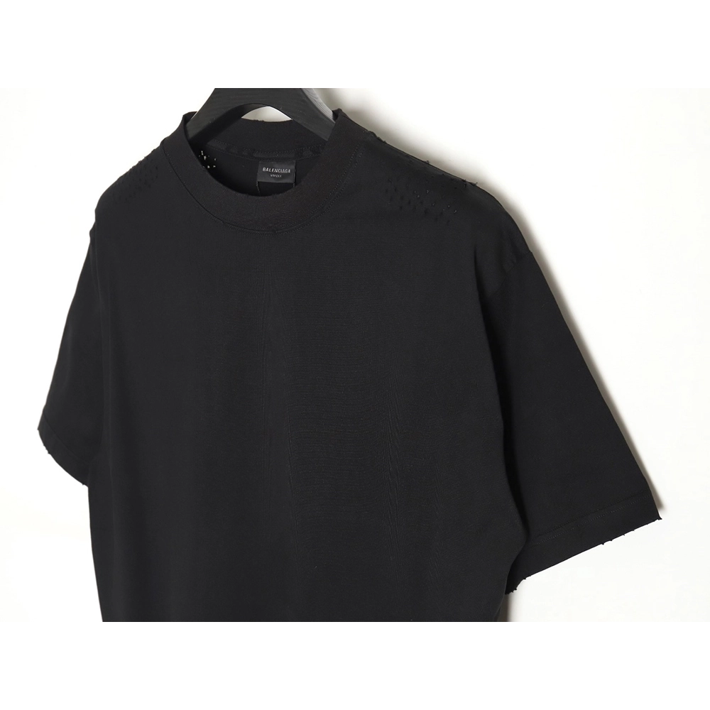 Balenciaga 24SS new Sanskrit back destruction short-sleeved T-shirt,All order with free shipping Balenciaga