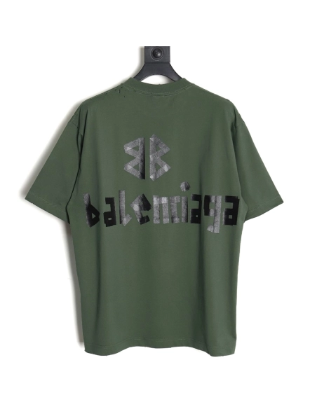Balenciaga 23SS Masking Tape Short Sleeve T-Shirt,All order with free shipping Balenciaga