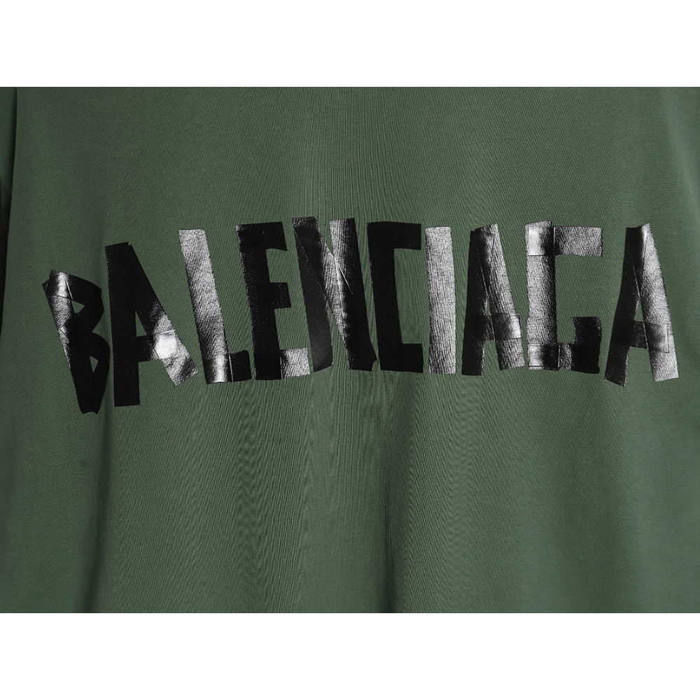 Balenciaga 23SS Masking Tape Short Sleeve T-Shirt,All order with free shipping Balenciaga