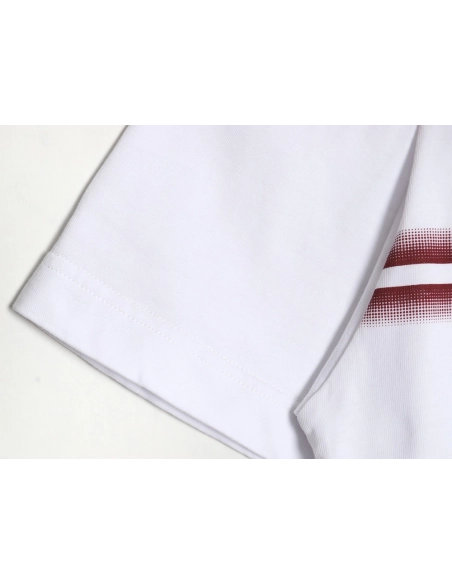 Reps Gucci 24SS Anniversary Limited Edition Striped Short Sleeve T-Shirt,All order with free shipping Reps Gucci