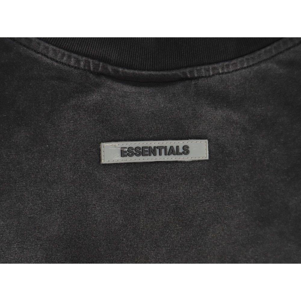 Fear Of God Washed 1977 Flocked Letter Printed Round Neck T-Shirt,All order with free shipping Fear of God