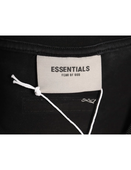 Fear Of God Washed 1977 Flocked Letter Printed Round Neck T-Shirt,All order with free shipping Fear of God