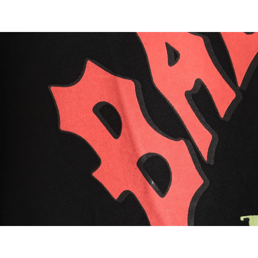 Balenciaga letter foam print washed distressed short-sleeved T-shirt,All order with free shipping Balenciaga