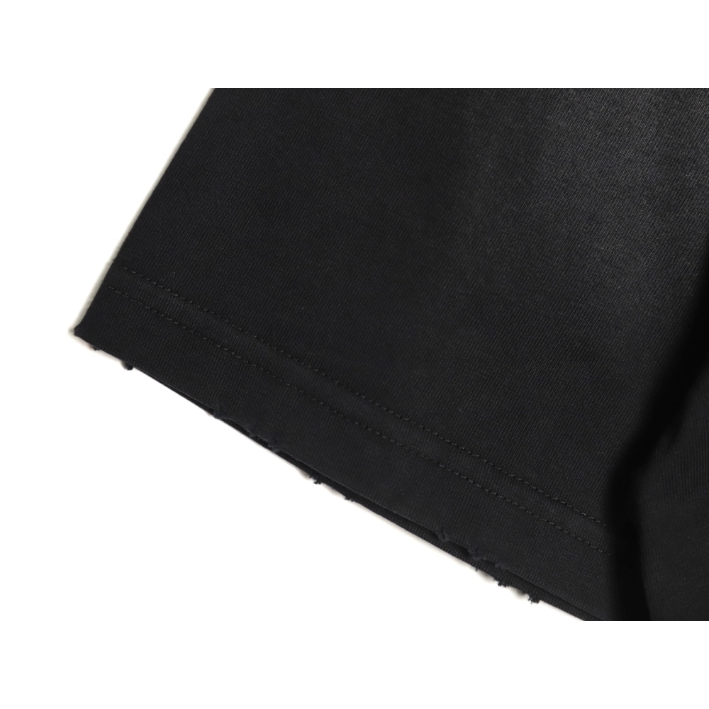 Balenciaga letter foam print washed distressed short-sleeved T-shirt,All order with free shipping Balenciaga