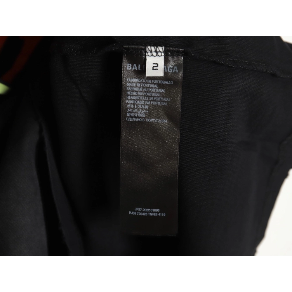 Balenciaga letter foam print washed distressed short-sleeved T-shirt,All order with free shipping Balenciaga