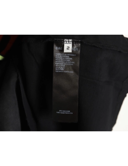 Balenciaga letter foam print washed distressed short-sleeved T-shirt,All order with free shipping Balenciaga