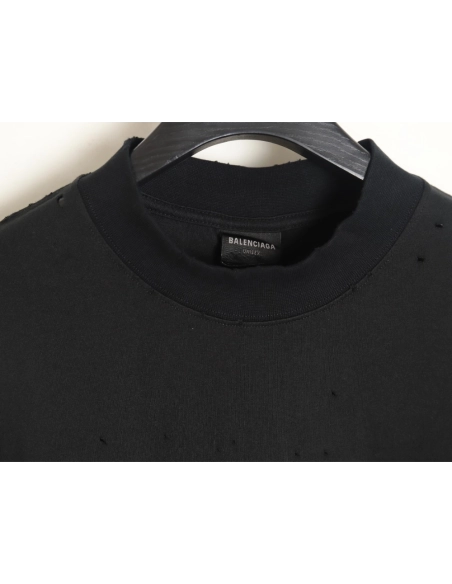 Balenciaga Crown rhinestone short-sleeved T-shirt,All order with free shipping Balenciaga