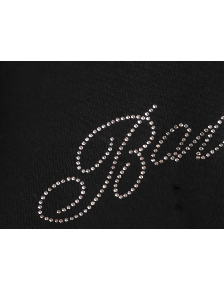 Balenciaga Crown rhinestone short-sleeved T-shirt,All order with free shipping Balenciaga