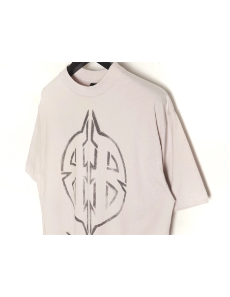 Balenciaga totem hand-painted graffiti short-sleeved T-shirt,All order with free shipping Balenciaga