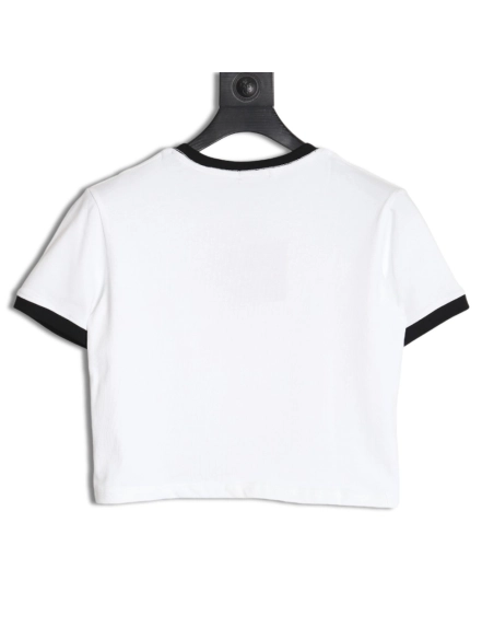 miumiu patch logo short-sleeved T-shirt,All order with free shipping Miu Miu
