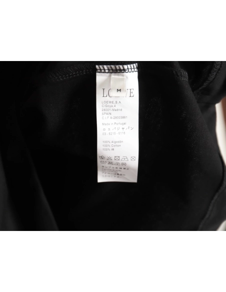 Loewe 24ss chest patch logo embroidered short-sleeved T-shirt TSK1,All order with free shipping Loewe