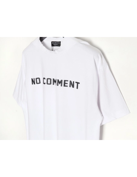 Balenciaga No Comments Cracked Print Washed Ripped Short Sleeve T-shirt,All order with free shipping Balenciaga
