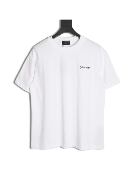 Burberry 24ss signature logo embroidered short sleeve T-shirt TSK1,All order with free shipping Burberry