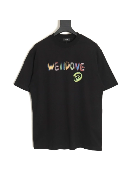 WE11 DONE 24SS graffiti logo short-sleeved T-shirt TSK1,All order with free shipping We11done