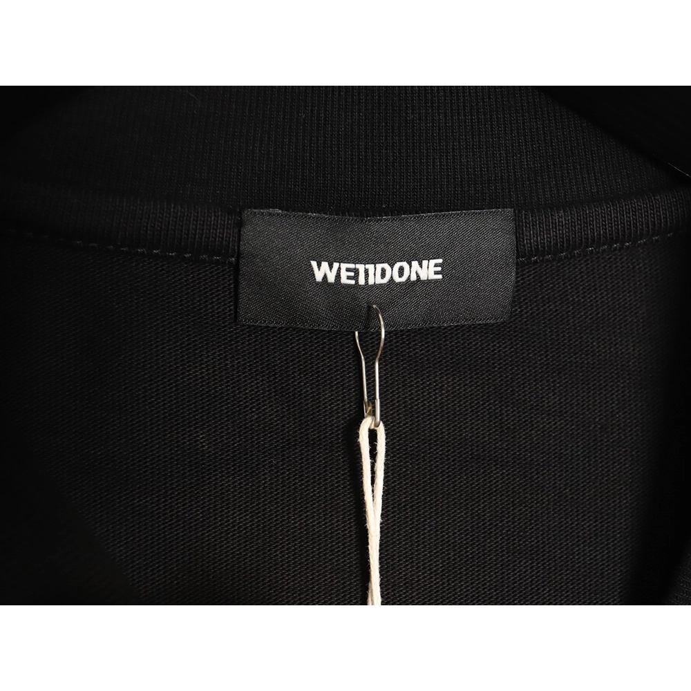 WE11 DONE 24SS graffiti logo short-sleeved T-shirt TSK1,All order with free shipping We11done