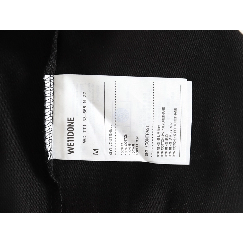 WE11 DONE 24SS graffiti logo short-sleeved T-shirt TSK1,All order with free shipping We11done