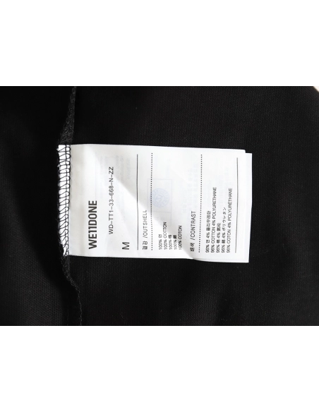 WE11 DONE 24SS graffiti logo short-sleeved T-shirt TSK1,All order with free shipping We11done