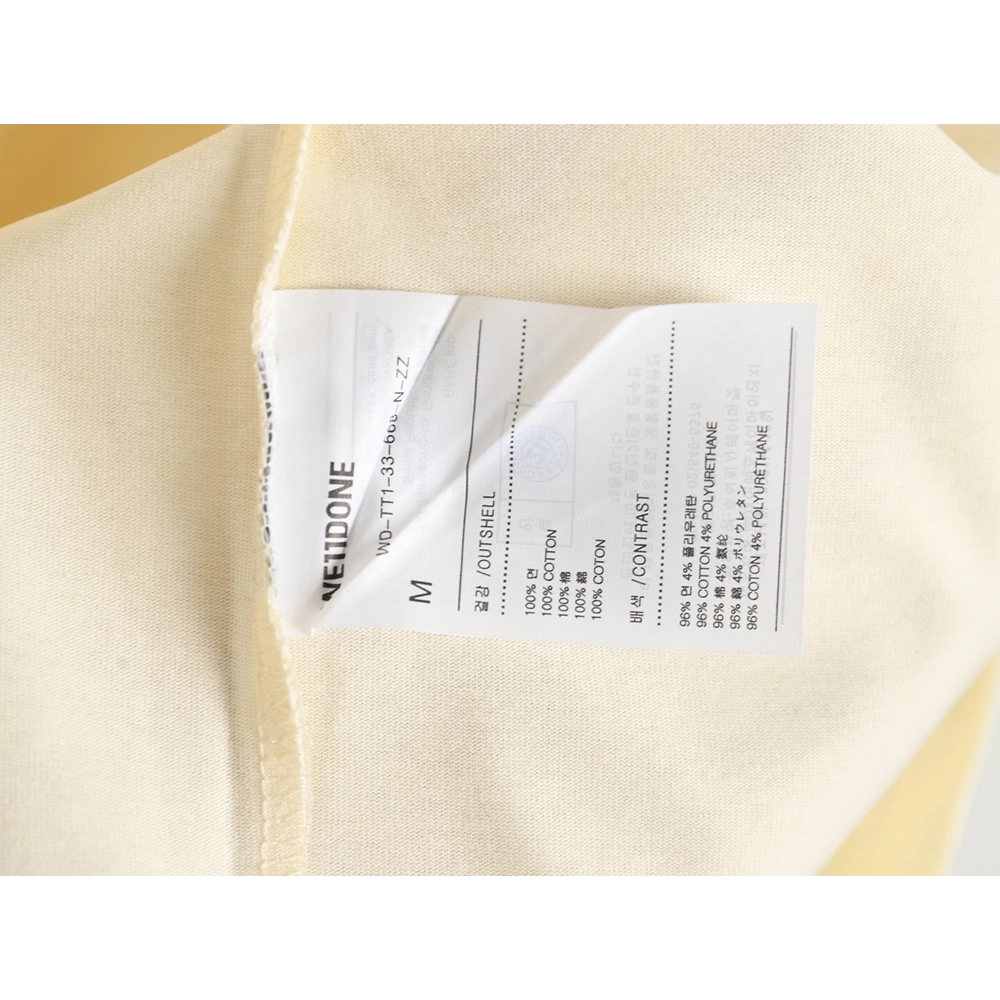 WE11 DONE 24SS graffiti logo short-sleeved T-shirt,All order with free shipping We11done