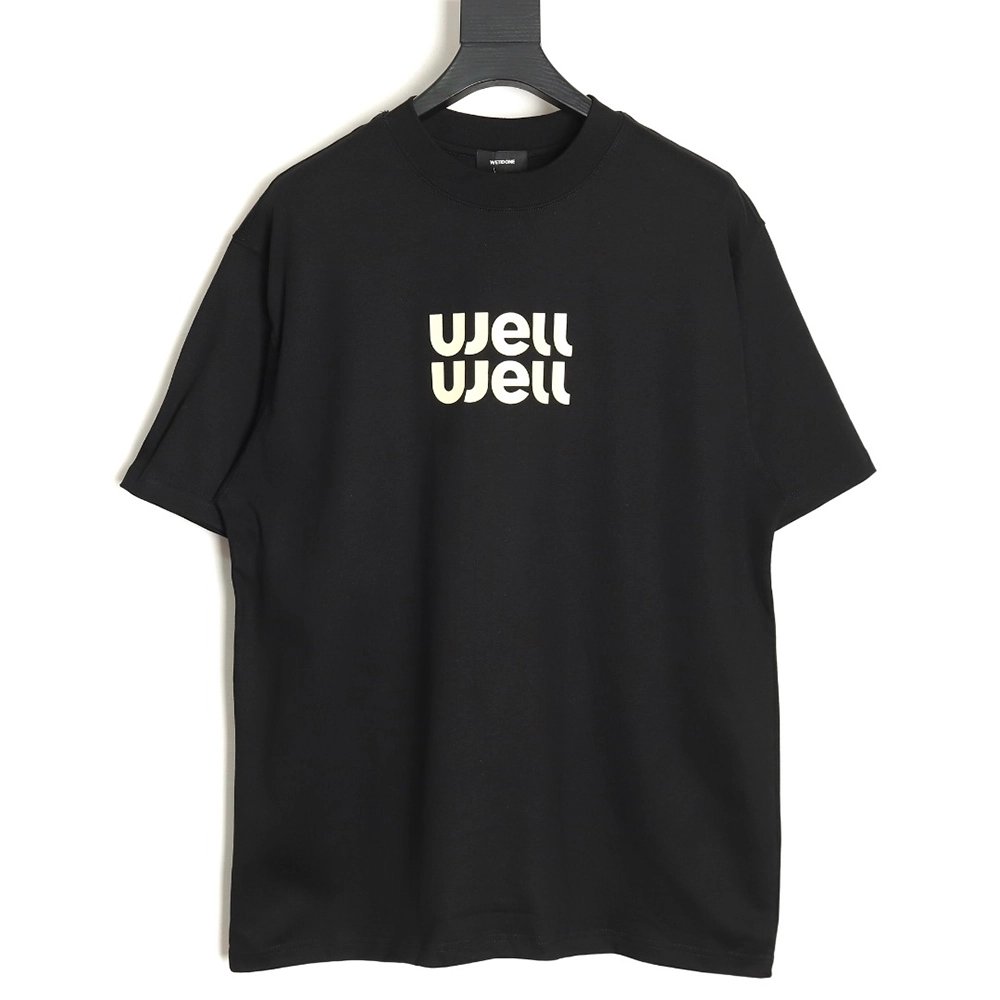 WE11 DONE 24SS logo short-sleeved T-shirt TSK1,All order with free shipping We11done