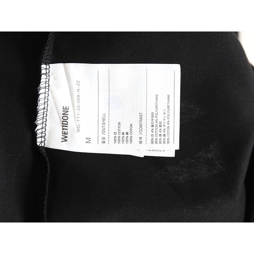 WE11 DONE 24SS logo short-sleeved T-shirt TSK1,All order with free shipping We11done