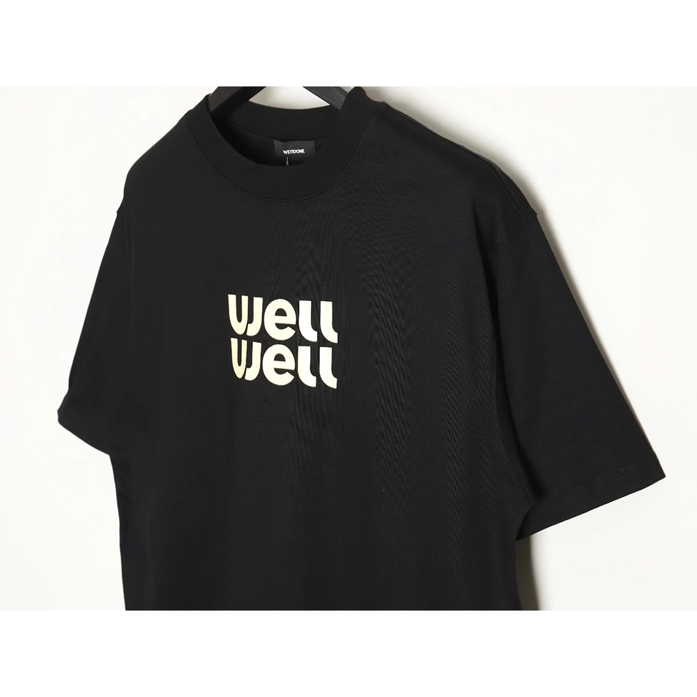 WE11 DONE 24SS logo short-sleeved T-shirt TSK1,All order with free shipping We11done