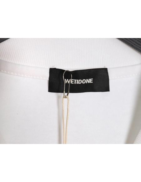WE11 DONE 24SS logo short-sleeved T-shirt,All order with free shipping We11done