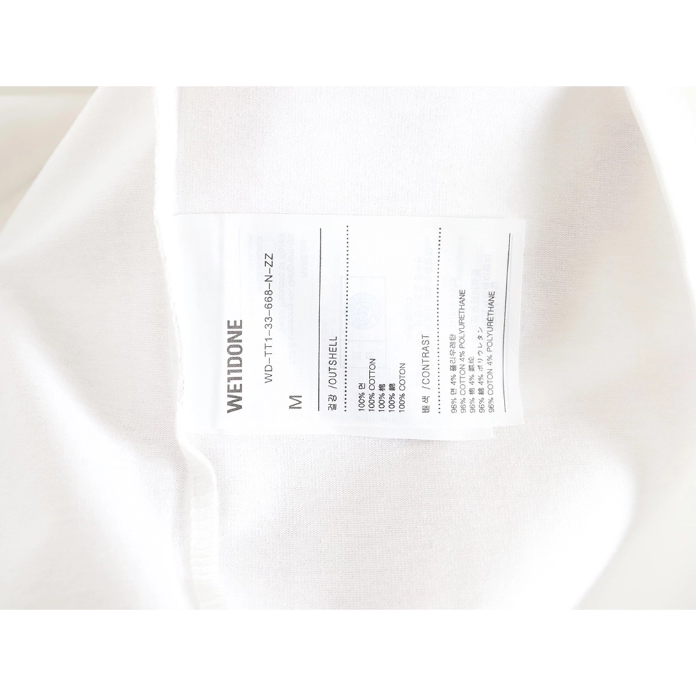 WE11 DONE 24SS logo short-sleeved T-shirt,All order with free shipping We11done