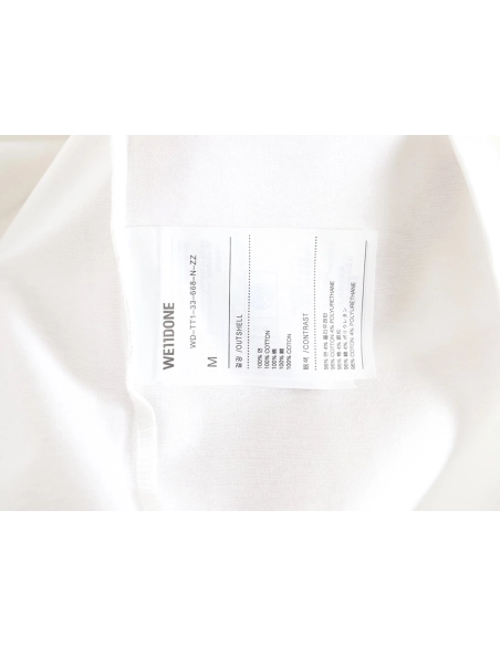 WE11 DONE 24SS logo short-sleeved T-shirt,All order with free shipping We11done