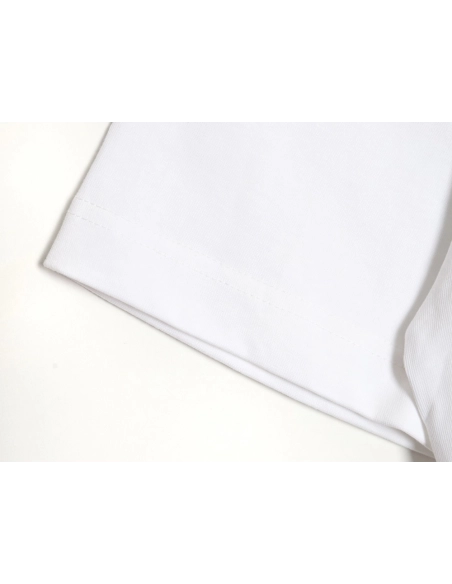 Balenciaga fringed waterfall print short-sleeved T-shirt,All order with free shipping Balenciaga