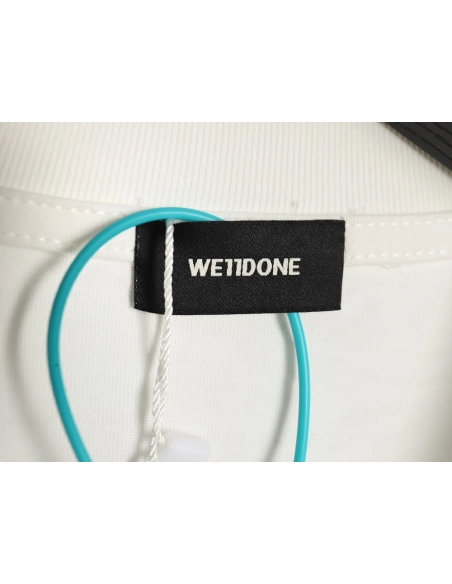 WE11 DONE Simple Love Letters Embroidery Round Neck Short Sleeve T-shirt,All order with free shipping We11done