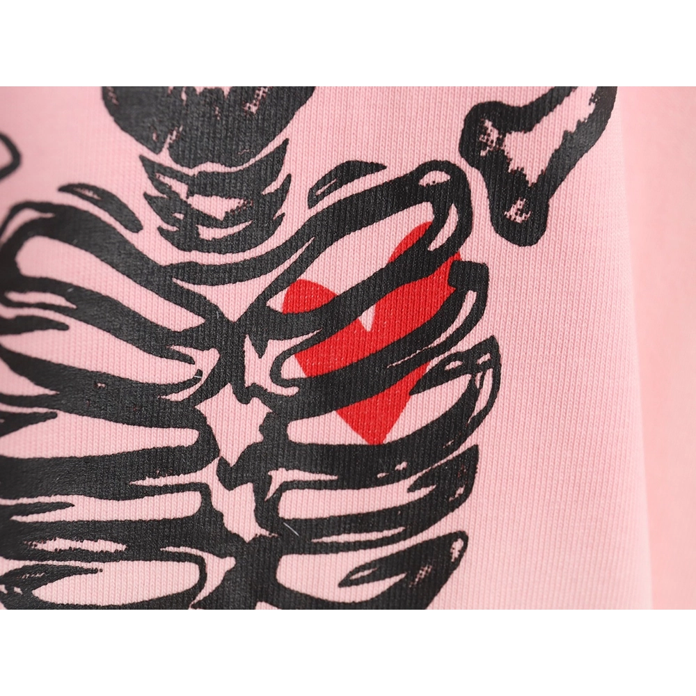 WE11 DONE 24SS skull print washed gradient couple short-sleeved T-shirt,All order with free shipping We11done