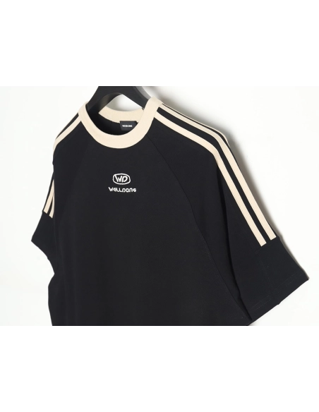 WE11 DONE 24SS WE Ribbon Short Sleeve T-Shirt,All order with free shipping We11done