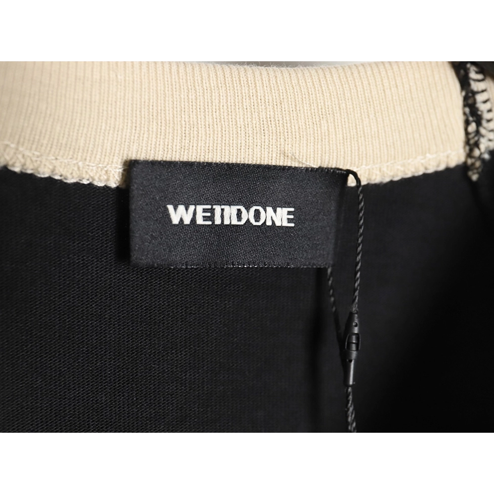 WE11 DONE 24SS WE Ribbon Short Sleeve T-Shirt,All order with free shipping We11done