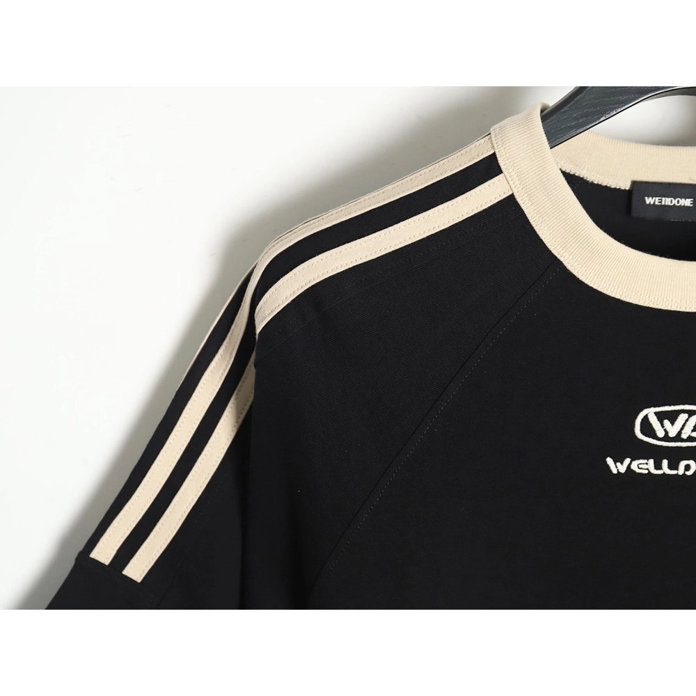 WE11 DONE 24SS WE Ribbon Short Sleeve T-Shirt,All order with free shipping We11done