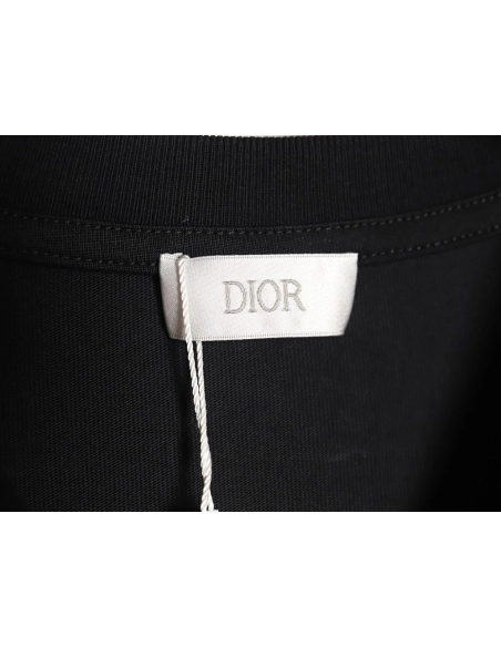 Dior bee embroidered logo couple short-sleeved T-shirt TSK2,All order with free shipping Dior