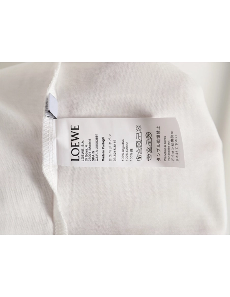 Loewe 24SS wool embroidered short-sleeved T-shirt,All order with free shipping Loewe