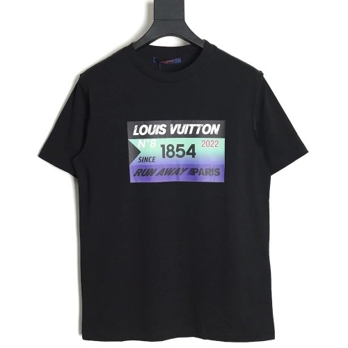 Reps Louis Vuitton Letter LOGO Summer Couple Short Sleeve T-Shirt_TSK1,All order with free shipping Reps Louis Vuitton