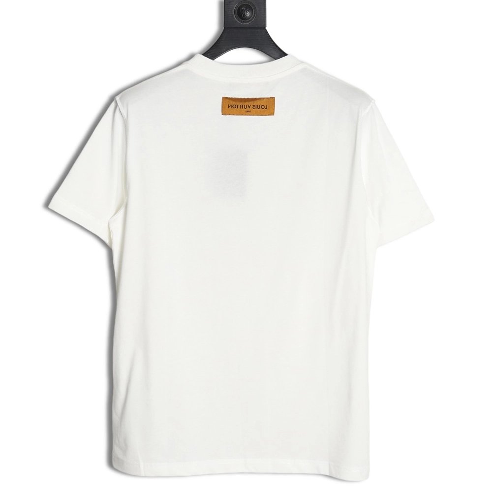 Reps Louis Vuitton Letter LOGO Summer Couple Short Sleeve T-Shirt,All order with free shipping Reps Louis Vuitton