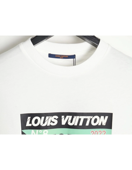 Reps Louis Vuitton Letter LOGO Summer Couple Short Sleeve T-Shirt,All order with free shipping Reps Louis Vuitton