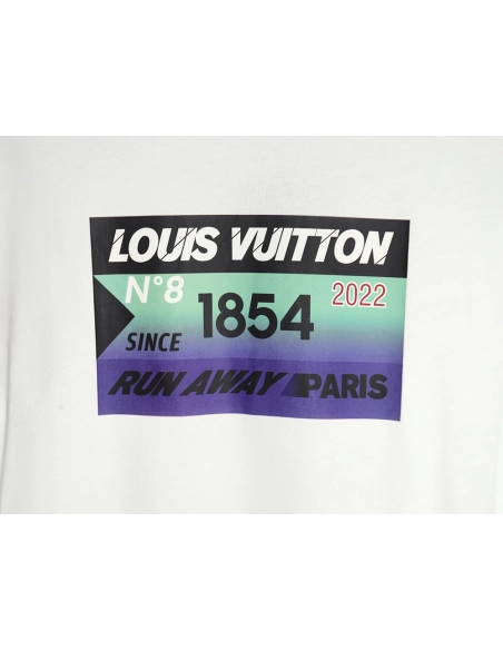 Reps Louis Vuitton Letter LOGO Summer Couple Short Sleeve T-Shirt,All order with free shipping Reps Louis Vuitton