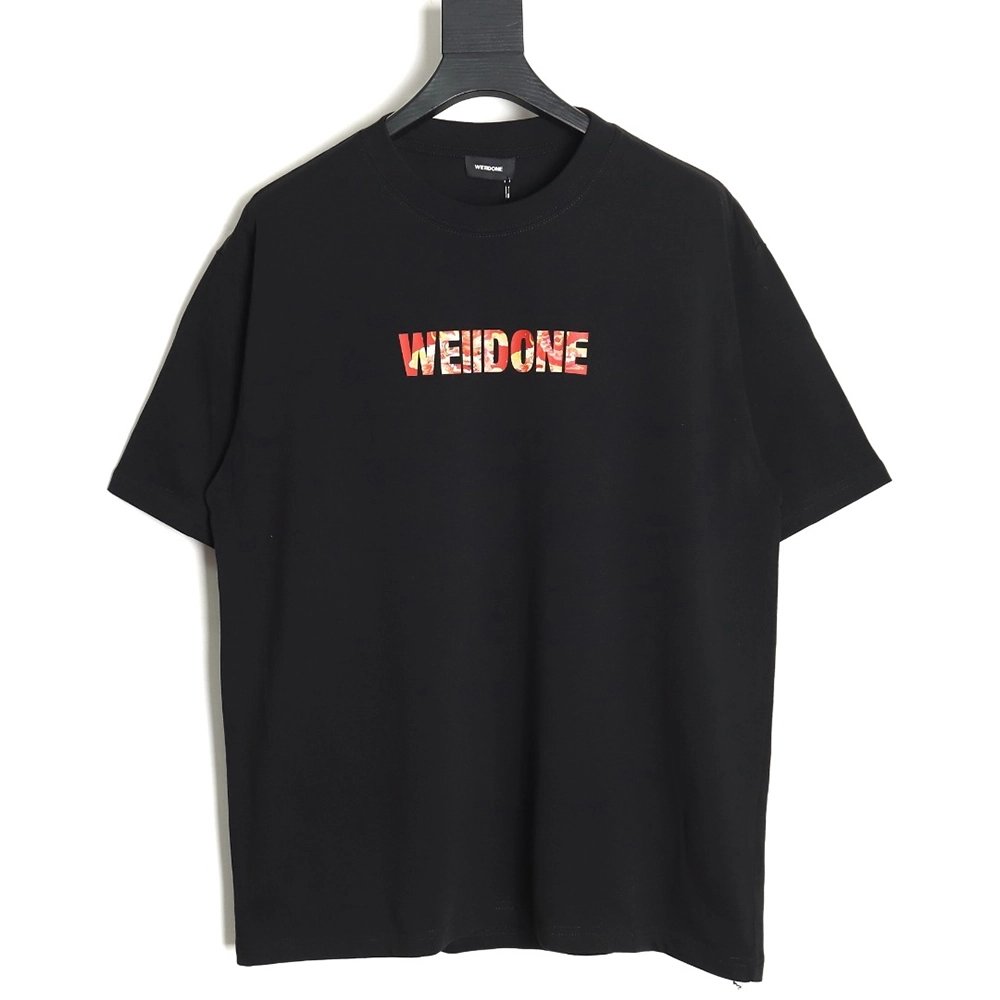 We11done 24SS Dragon Year Letter Printed Short Sleeve T-shirt_TSK1,All order with free shipping We11done